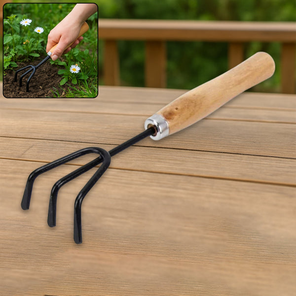 Hand Cultivator (Steel, Black)