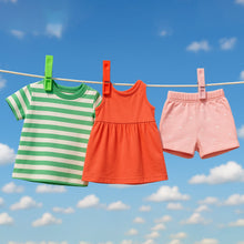 Cloth Clips Set of 12 – Strong Grip Plastic Laundry Pegs with Stainless Steel