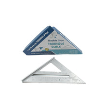 Double-Sided 45° Triangle Ruler – 7-Inch Aluminum Alloy Rafter Square for Home Use