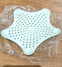 Mint Green Silicone Star Shaped Sink Filter Bathroom Hair Catcher Drain Strainers